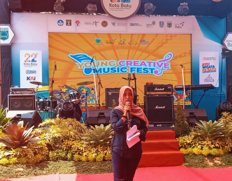 Dalam Rangkaian Expo Pariwisata Dan Ekonomi Kreatif Nusantara Di Gelar Young Creative Music Fest