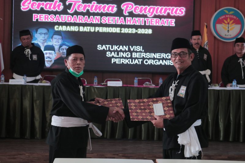 Pengukuhan Kepengurusan  Persaudaraan Setia Hati Terate ( PSHT ) Dan Raker Cabang Batu Periode 2023-2028