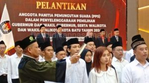 72 Anggota PPS Pemilu Kada Kota Batu 2024 Resmi DiLantik