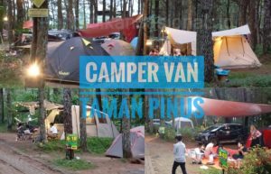 Camper Van Taman Pinus Family Park Dipadati Wisatawan