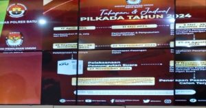 Polres Batu Adakan Sosialosasi Pelaksanaan Dan Pentahapan Pilkada Kota Batu 2024 Ke Insan Media