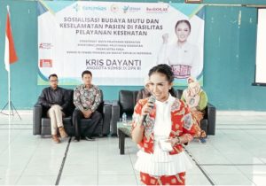 Krisdayanti Sosialisasi Budaya Mutu dan Keselamatan Pasien Dalam Germas