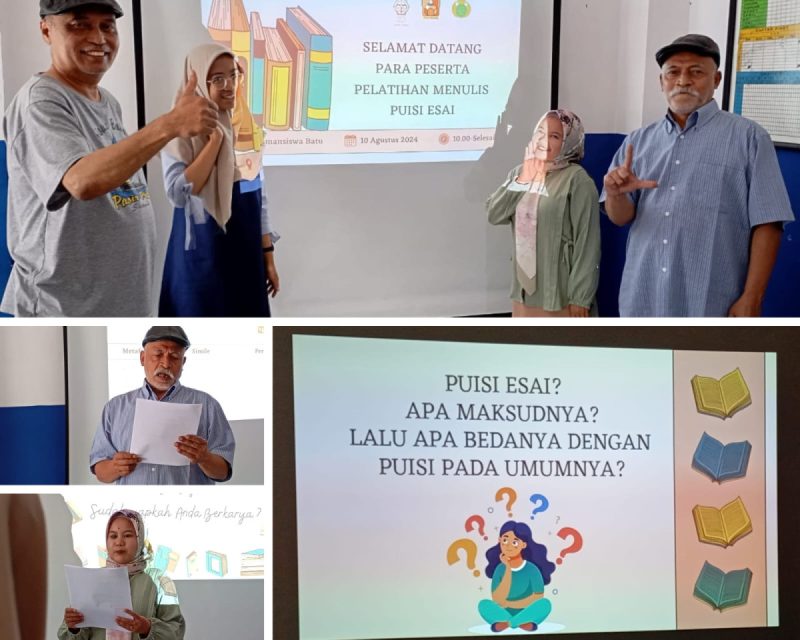 SatuPena Jawa Timur Gelar Pelatihan Penulisan Puisi Esai