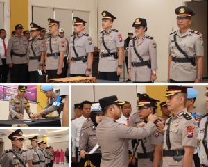 Polres Batu Mengadakan Upacara Penyerahan Posisi Perwira