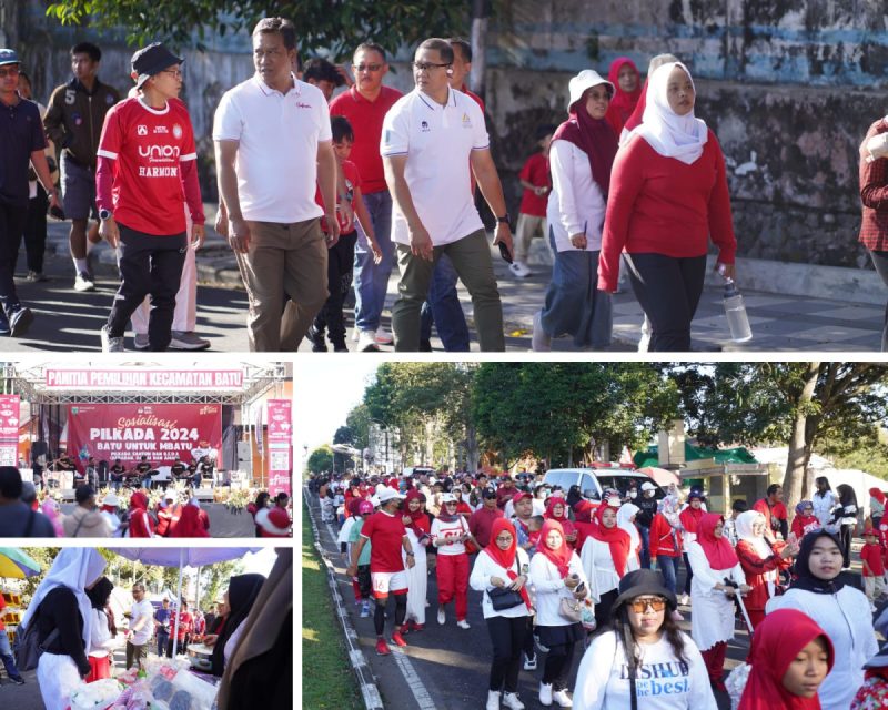 Ratusan Masyarakat Kembali Penuhi Car Free Day Kota Batu