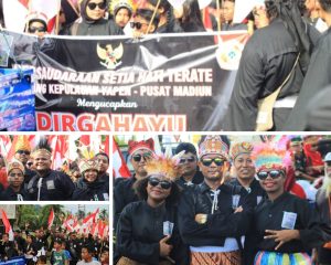 Ratusan Warga PSHT Hadiri Parade Budaya Kabupaten Kepulauan Yapen