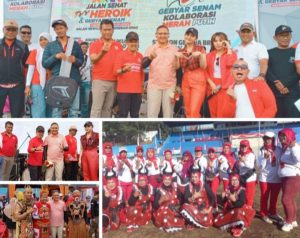 Ribuan Masyarakat Padati Gerak Jalan Heroik