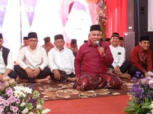 Cak Nur Mas Heli Hadiri Santunan Anak Yatim dan Pengajian