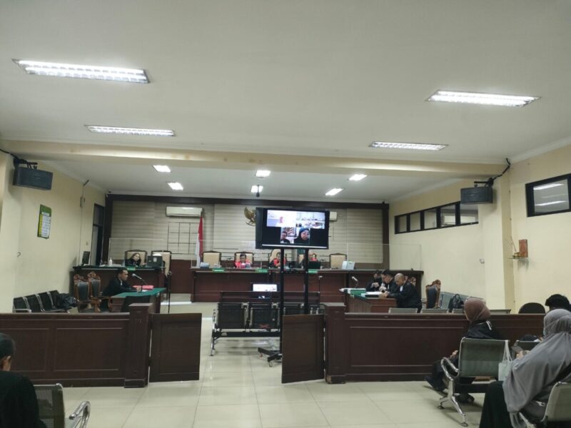 Sidang Puskesmas Bumiaji Pembacaan Tuntutan