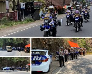 Satlantas Polres Batu Patroli Pastikan Keamanan Ketertiban Kota Batu