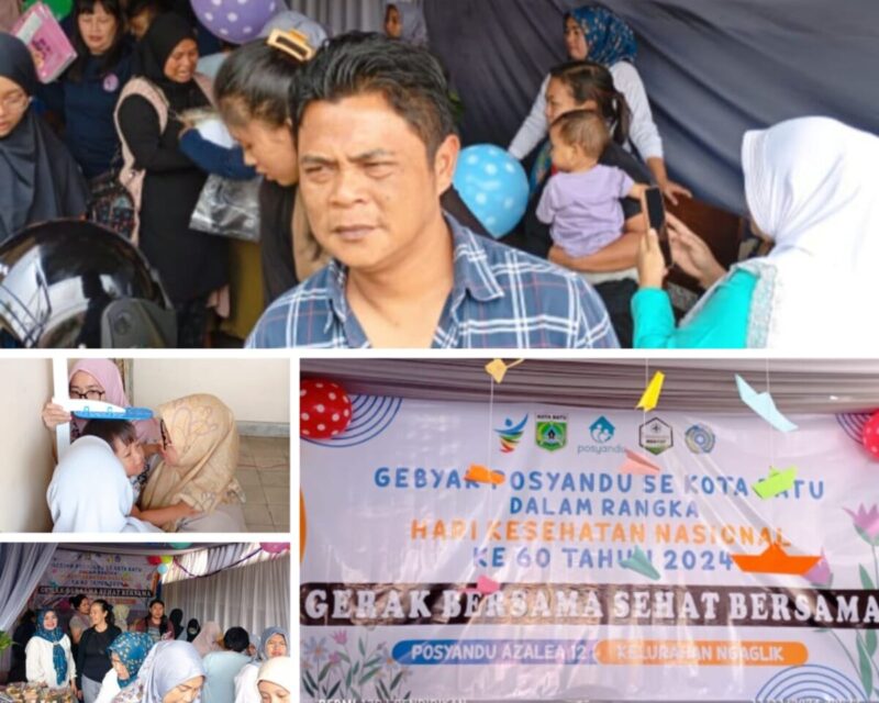 Pos Yandu Azalea 12 Peringati Hari Kesehatan Nasional ke-60