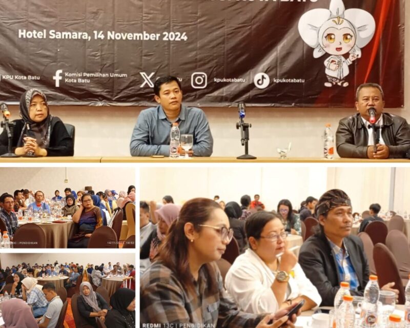 KPU Kota Batu Sosialisasi Pilkada Kepada Forum Inklusi Kota Batu