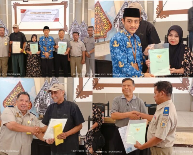 Ratusan Sertifikat PTSL Dibagikan Kepada Masyarakat