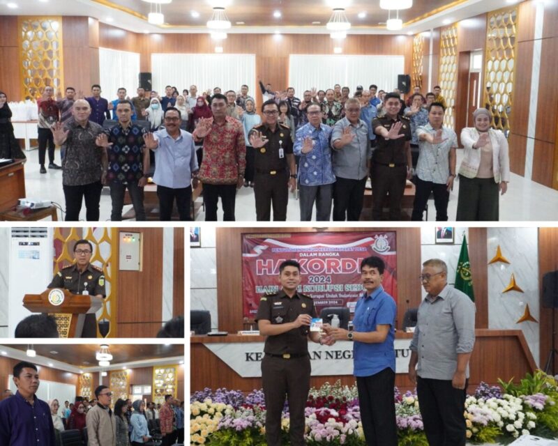 Peringati Hakordia Kejaksaan Negeri Sosialisasi Hukum Seluruh Kepala Desa