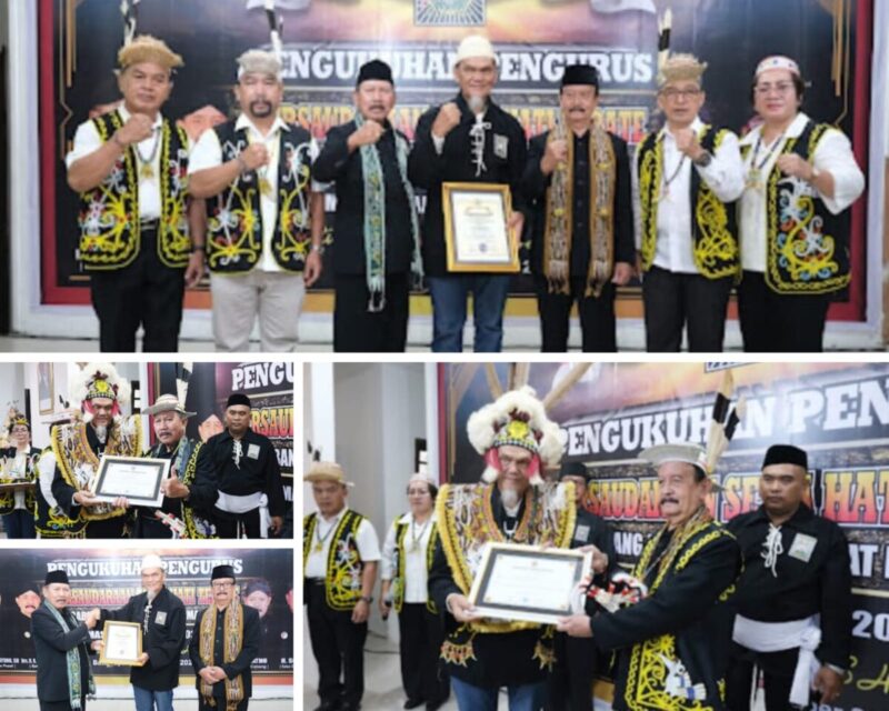 Ketua Adat Dayak Kenyah Sebagai Warga Kehormatan PSHT