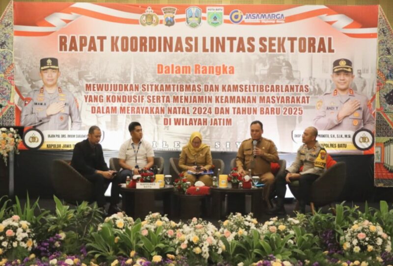Kapolres Batu Pimpin Rakor Antar Sektor