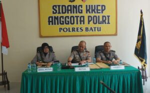 Polres Batu Dirikan Ruang Sidang Estika di Gedung Tathya Dharaka