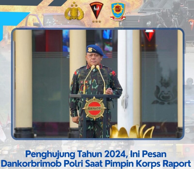 Pesan Dankorbrimob Polri Pada Ahkir Tahun 2024