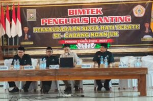 PSHT Cab.Nganjuk Hadirkan Tim Densus Anti Teror Adakan Bimtek
