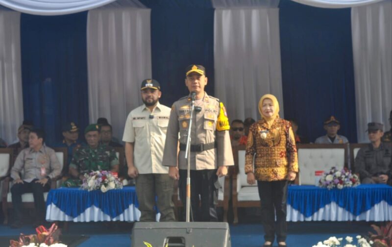 Polres Batu Apel Gelar Pasukan Dalam Rangka Kelancaran, Keamanan Liburan Idul Fitri 1446 H