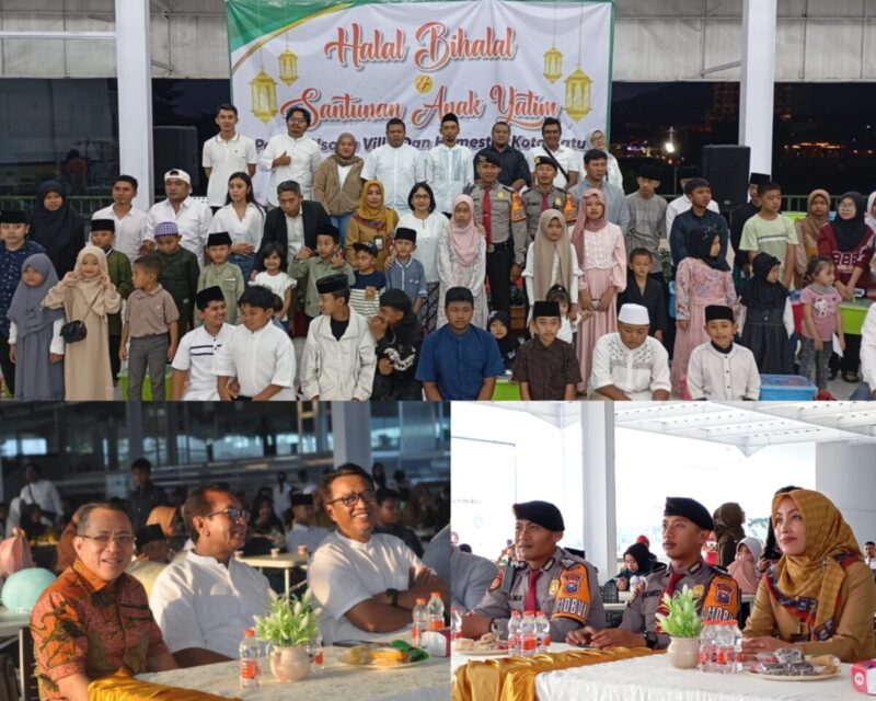 Santunan Anak Yatim dan Halal Bihalal Oleh Pelaku Usaha Villa Serta Homestay Kota Batu