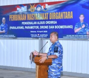 TNI AU Tingkatkan Wawasan Masyarakat Mengenahi Dirgantara di Natuna