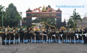 Ungkapan Korem 073/MKT Kepada PSHT Cab. Kota Salatiga Dalam Apel 17 an