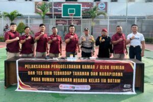 Dukung Asta Cita,Rutan Batam Gelar Razia Gabungan Bersama APH