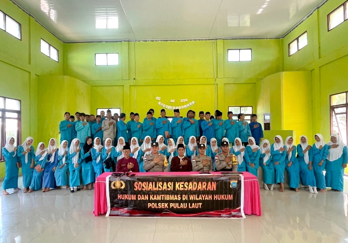 Polsek Pulau Laut Sosialisasi di SMAN 1 Air Payang Natuna