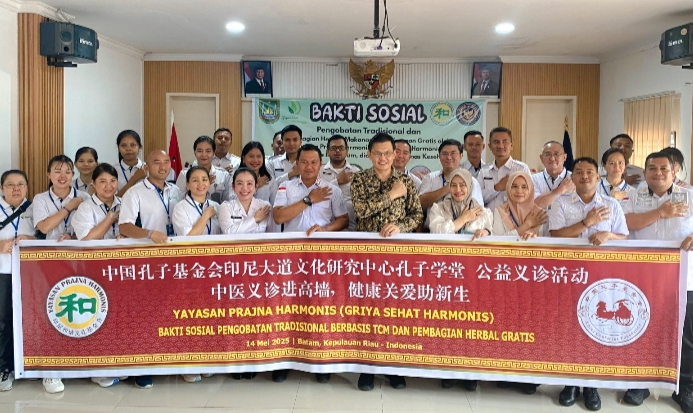 Rutan Batam Gelar Pengobatan dan Pembagian Herbal Gratis