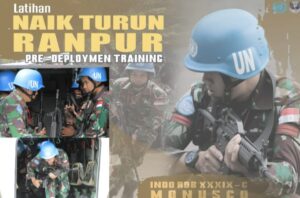 Satgas Indo RDB Kemampuan Naik Turun Ranpur Dengan Cepat dan Terkoordinasi