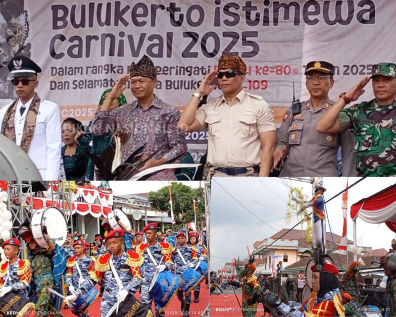 Bulukerto Carnival 2025 Wujudkan Kebersamaan dan Nasionalisme di HUT RI ke-80