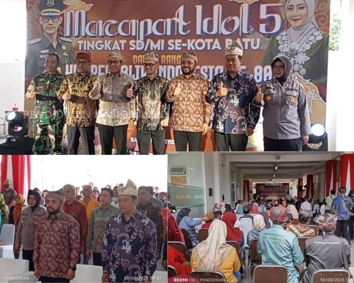 Walikota dan wakil walikota bersama jajaran Forkopimda menghadiri Macapat Idol ke-5