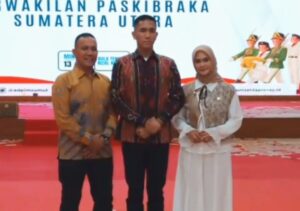 Putra Kapendam I/BB dan Siswi SMAN 1 Pancur Batu Jadi Paskibraka Nasional