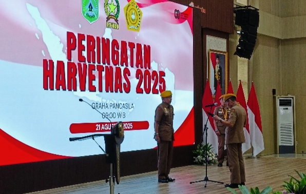 Saat prosesi penetapan Ketua LVRI Kota Batu