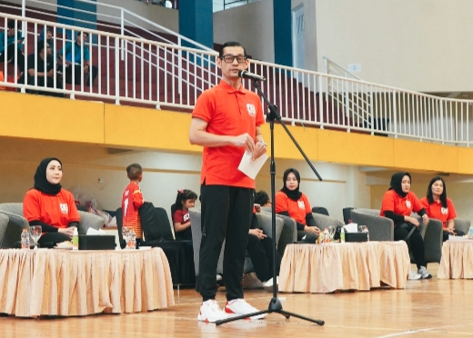 Kepala Kejari Batu Dr. Andy Sasongko menyampaikan sambutan tentang transformasi Kejaksaan menuju Indonesia Maju