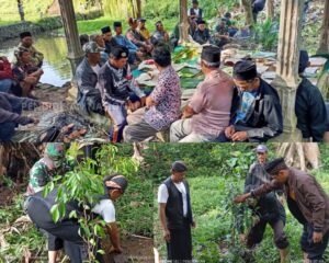 Warga Sabrangbendo Gelar Selamatan dan Tanam Pohon di Sumber Rebun