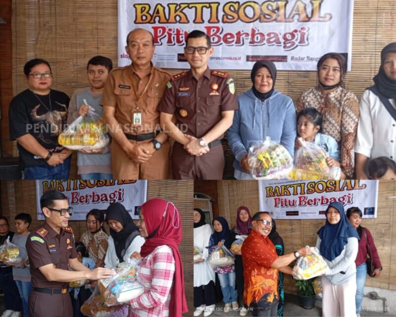 Kelompok Wartawan PITU Kota Batu Bagikan Puluhan Sembako