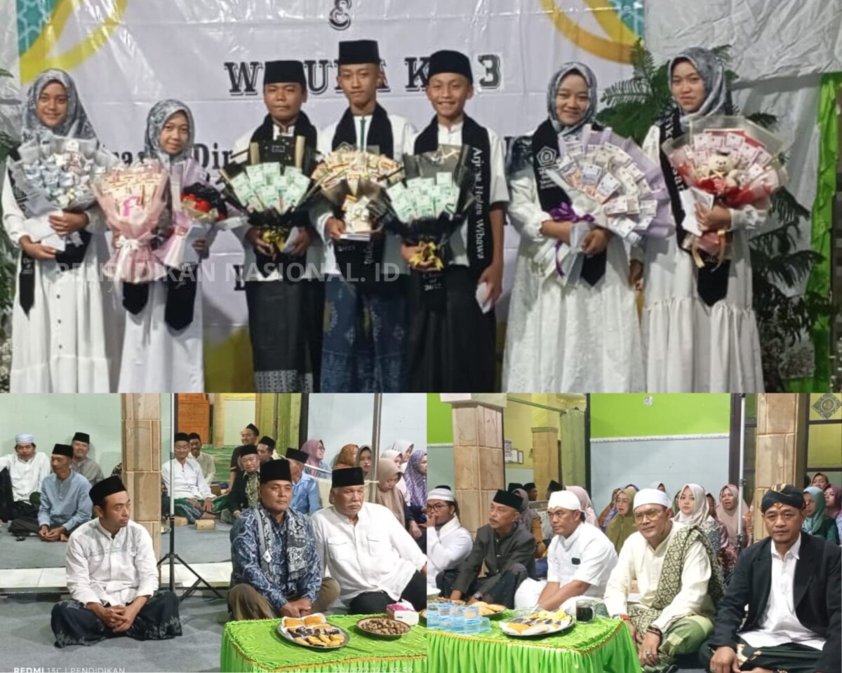 Para Santriwan dan Santriwati setelah prosesi sungkeman