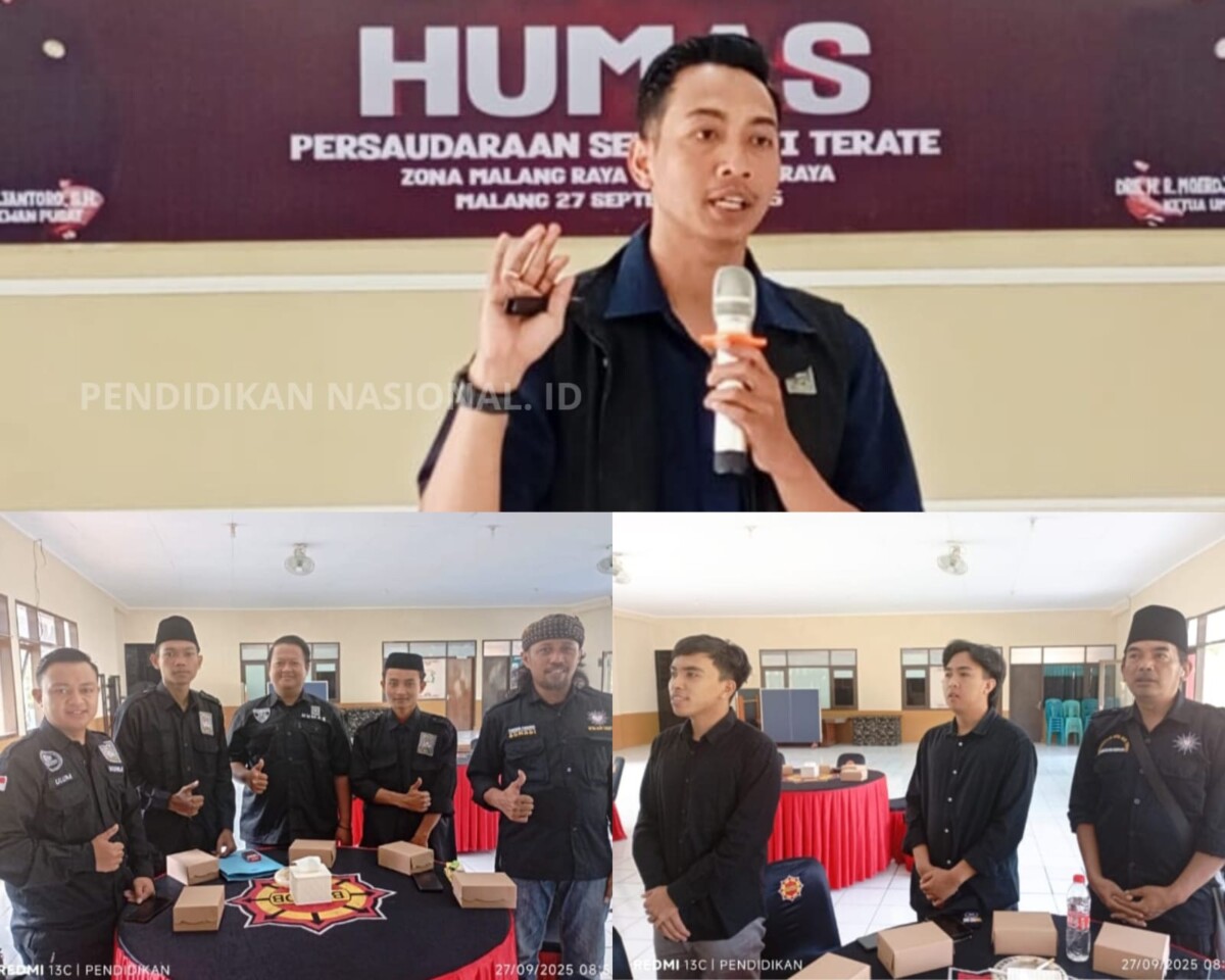 Yudhistira ketika memberikan pemaparan materi materi Kehumasan