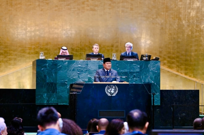 Forum Internasional PBB, Prabowo Serukan Dukungan Nyata Bagi Negara Palestina