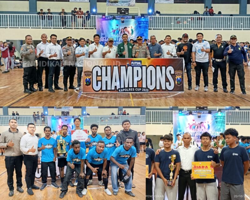 Ini Dia Para Juara Kapolres Cup 2025 Polres Batu, Komitmen Bina Generasi Muda