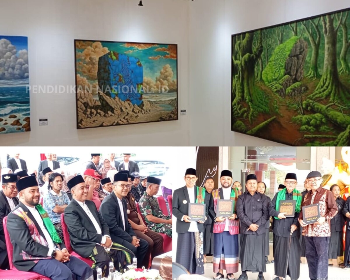 Salah satu karya lukisan kaligrafi