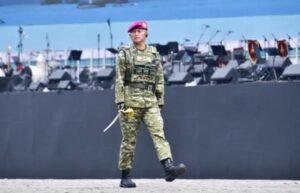 Mayjen TNI Ili Dasili Pimpin Geladi Bersih Defile TNI AL Menyambut HUT ke-80 TNI
