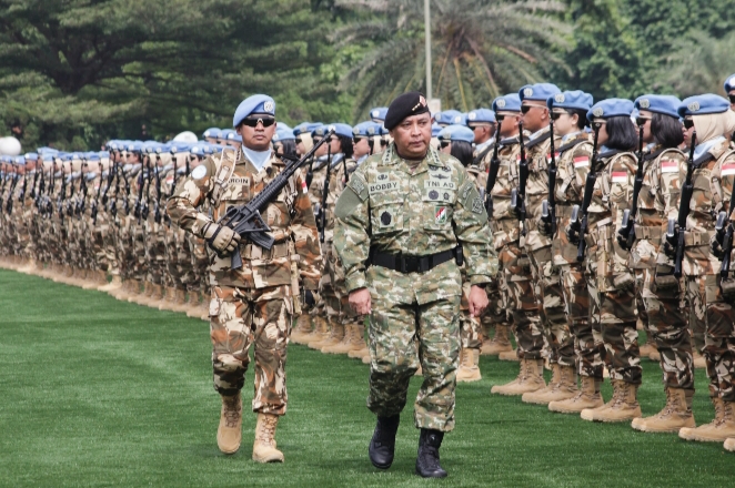 Kontingen Garuda XXXIX-G Diberangkatkan ke Kongo, Jadi Duta Bangsa di Misi MONUSCO