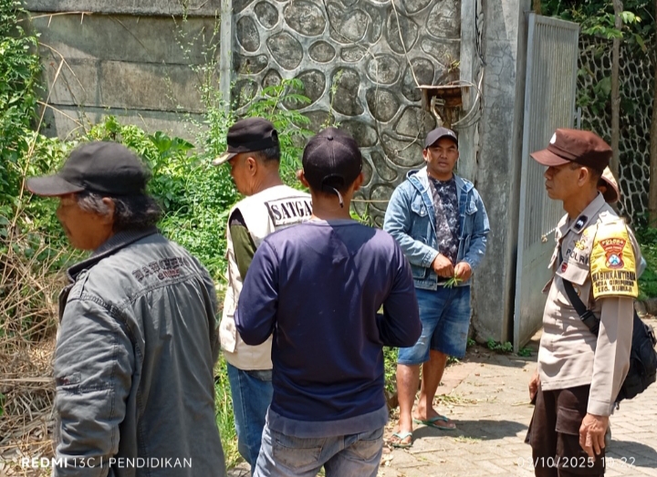 Kepala Desa Giri Purno bersama Masyarakat, Babinsa, Bhabinkamtibmas