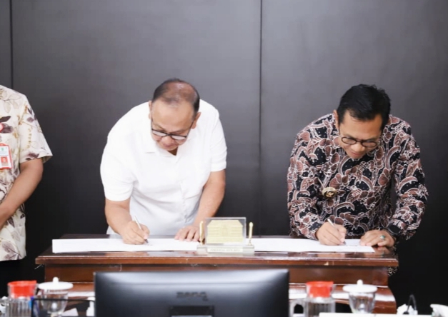 Ketika proses tanda tangan kesepakatan bersama