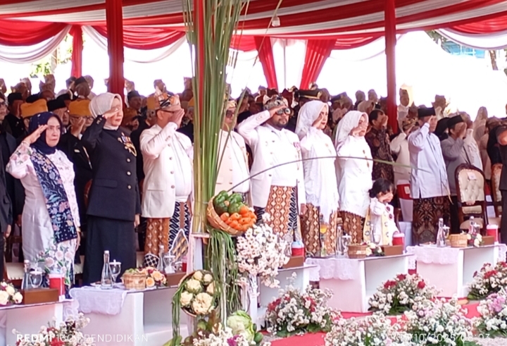 Jajaran Pejabat tinggi dalam HUT ke 24 Kota Batu