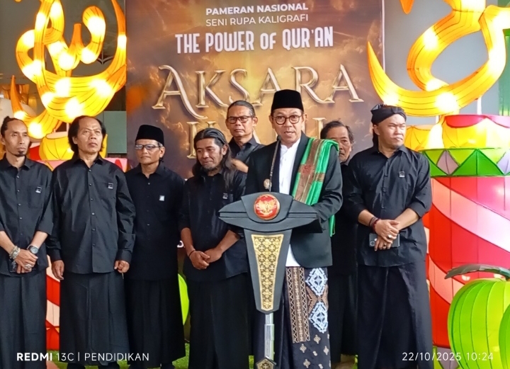 Wali Kota Batu ketika berikan sambutanya