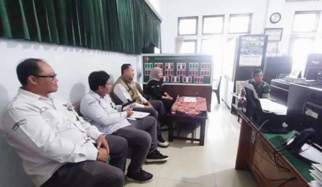 Kegiatan Penyandingan dan Pemutakhiran Data Pemilih Berkelanjutan (PDPB) KPU Kota Batu di Aula Kodim 0818/Malang-Batu